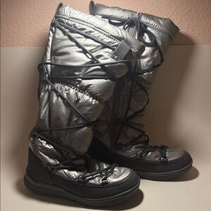 Stylish Silver Women's Winter Snow Boots ARCTIC PLUNGE 7